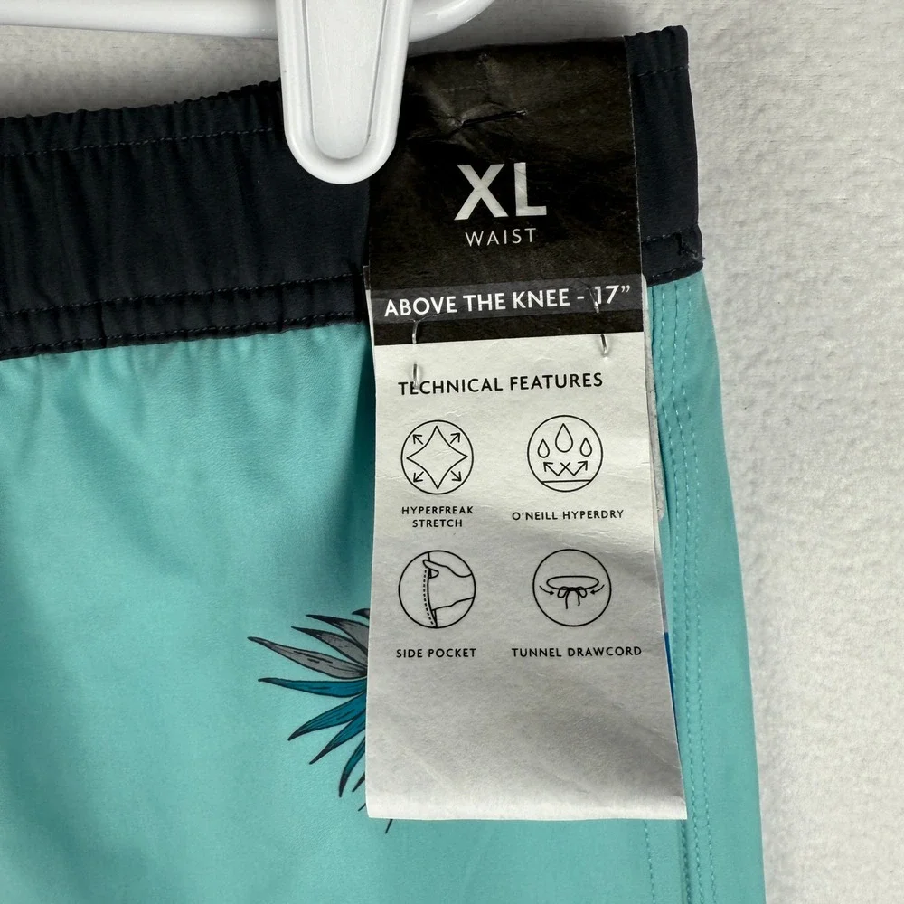 NEW O'Neill Hermosa Shorts Mens XL Elastic Waist 17